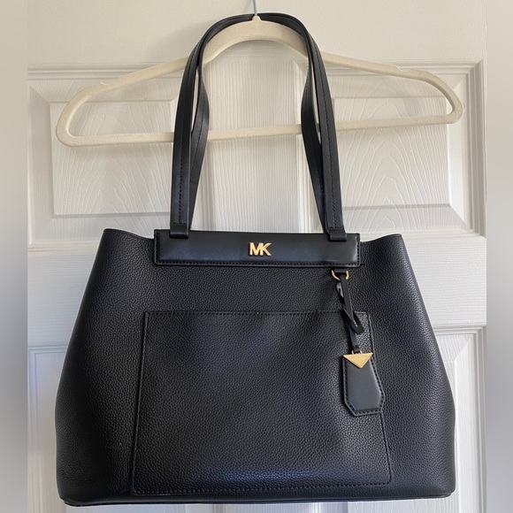 Michael Kors black satchel purse - Picture 1 of 5
